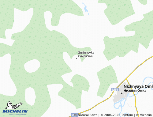 MICHELIN Smirnovka map - ViaMichelin