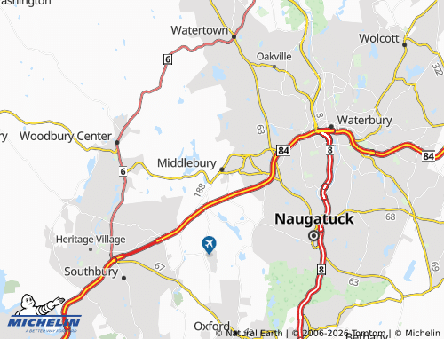 Mappa MICHELIN Middlebury - ViaMichelin
