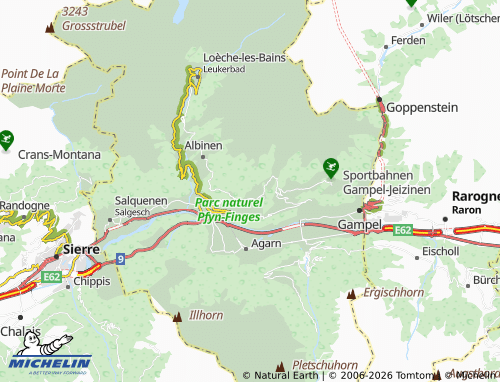 Mapa MICHELIN Guttet-Feschel - ViaMichelin