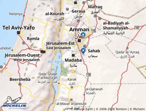 MICHELIN-Landkarte Qasabat Madaba - ViaMichelin