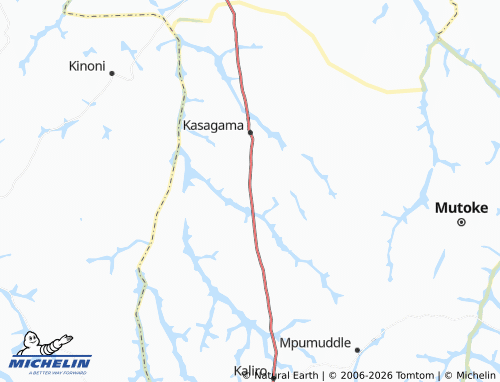 MICHELIN Kayera map - ViaMichelin