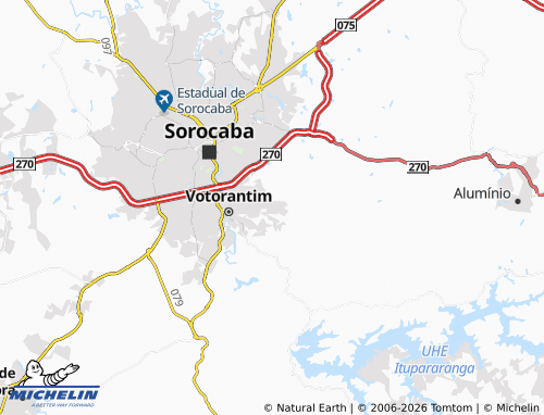 Mapa MICHELIN Nova Votorantim - ViaMichelin