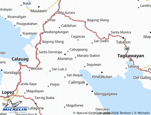 MICHELIN Manato Station map - ViaMichelin