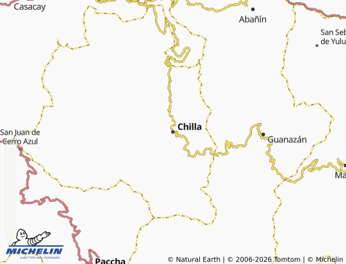 MICHELIN Chilla map - ViaMichelin