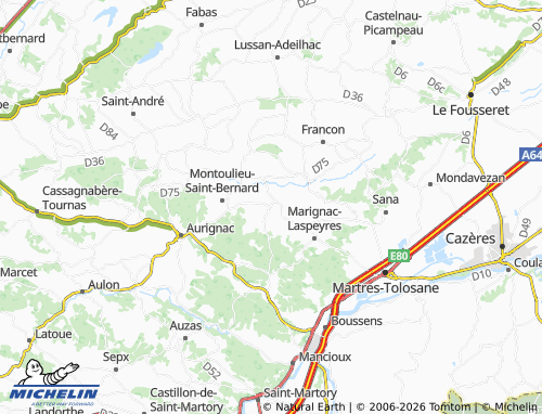 Mappa MICHELIN Alan - ViaMichelin