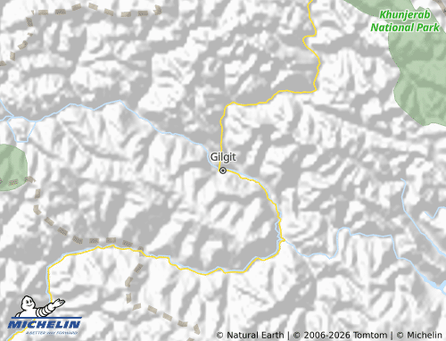 MICHELIN-Landkarte Gilgit-Baltistan - ViaMichelin