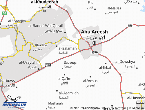 MICHELIN Al Muraikhiyah map - ViaMichelin