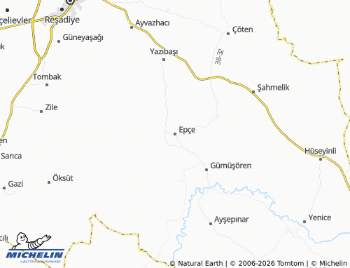 MICHELIN Epçe map - ViaMichelin