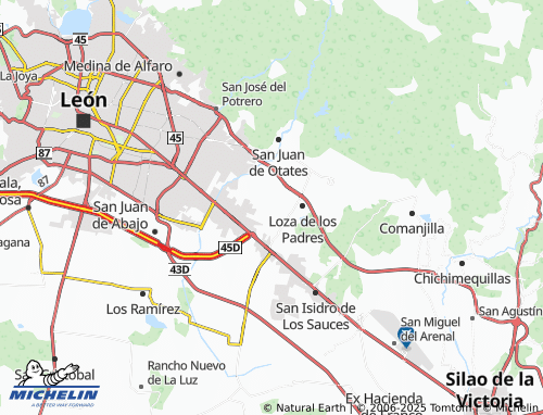 MICHELIN-Landkarte Héroes León - ViaMichelin
