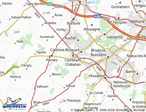Mappa MICHELIN Camblain-Châtelain - ViaMichelin