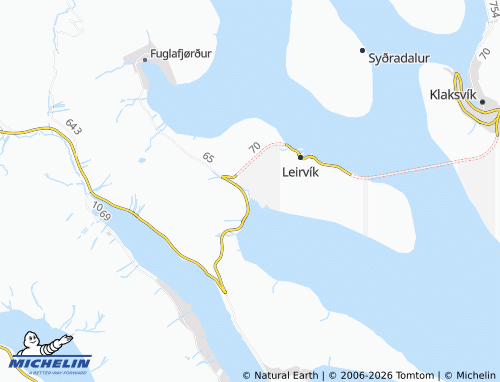 Mappa MICHELIN Norðragøta - ViaMichelin
