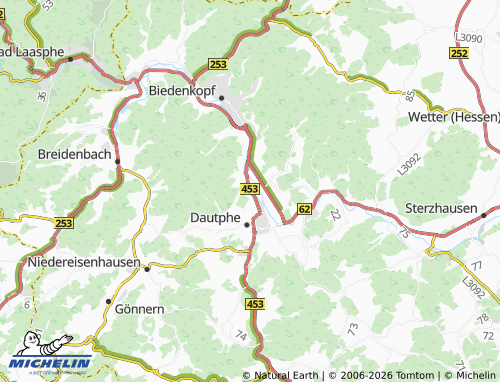 MICHELIN Wolfgruben map - ViaMichelin