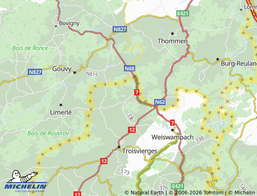 Mapa MICHELIN Huldange - ViaMichelin