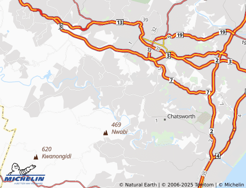 MICHELIN Nsiswakazi map - ViaMichelin