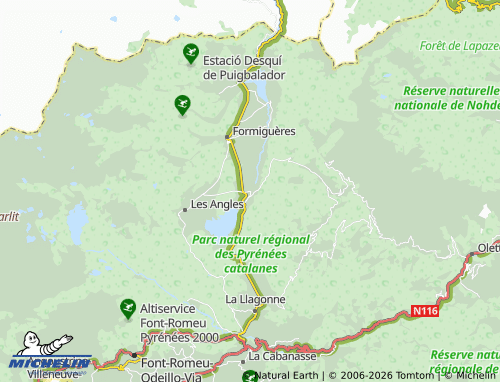 MICHELIN Matemale map - ViaMichelin