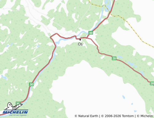 MICHELIN Hummelfjell map - ViaMichelin