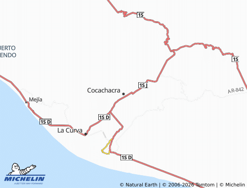 MICHELIN Cocachacra map - ViaMichelin