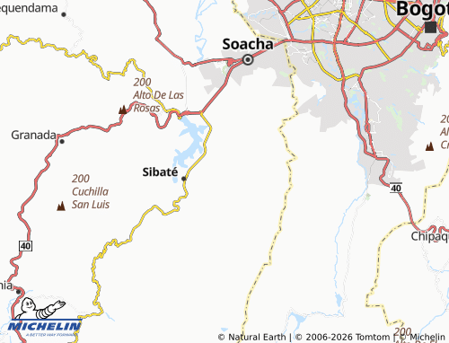 Mapa MICHELIN Santa Rosa - ViaMichelin