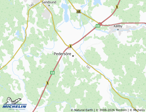 Carte MICHELIN Pedersöre - ViaMichelin