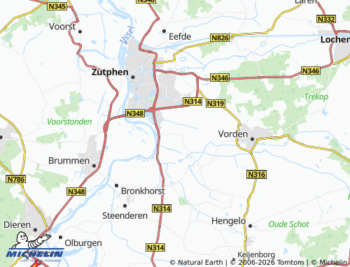 Mapa MICHELIN Vierakker - ViaMichelin