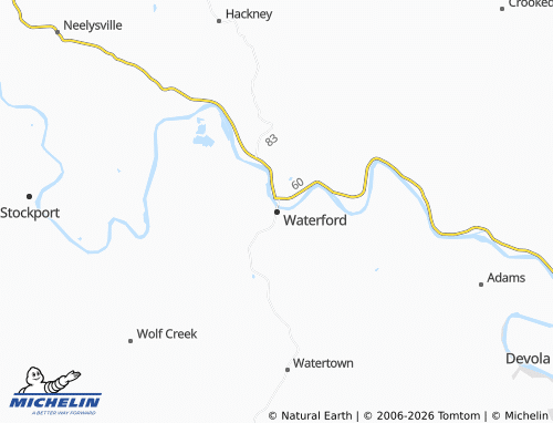 Mappa MICHELIN Waterford - ViaMichelin