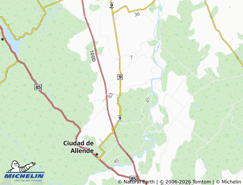 Mapa MICHELIN Atongo de Abajo - ViaMichelin