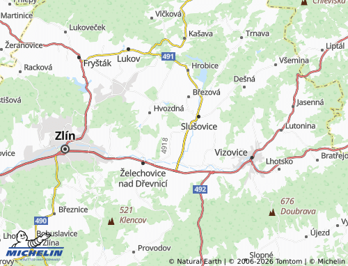 Mappa MICHELIN Veselá - ViaMichelin