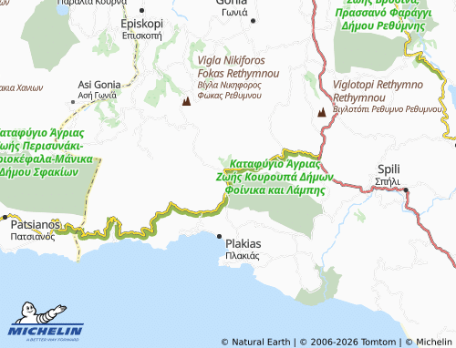 MICHELIN Kanevos map - ViaMichelin