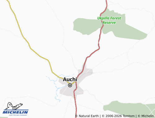 MICHELIN Awia map - ViaMichelin
