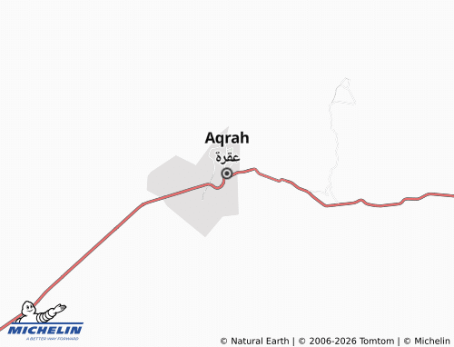 MICHELIN-Landkarte Aqrah - ViaMichelin