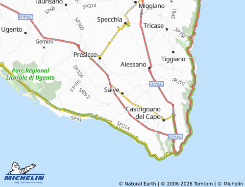 MICHELIN Salve map - ViaMichelin