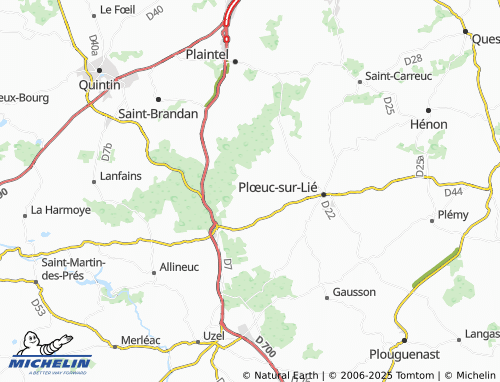 MICHELIN Le Grand Roz map - ViaMichelin