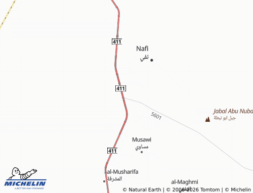MICHELIN-Landkarte al-Nahdah - ViaMichelin