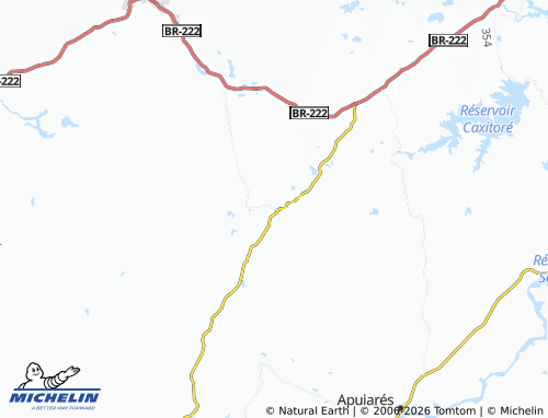 MICHELIN Caxitoré map - ViaMichelin