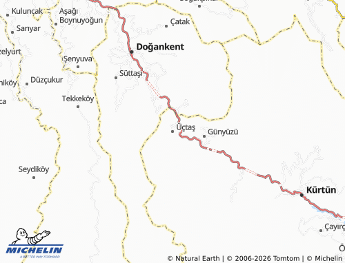 Mappa MICHELIN Üçtaş - ViaMichelin