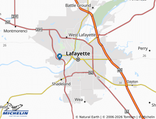 Mappa MICHELIN Lafayette - ViaMichelin