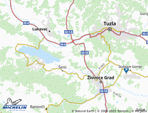 MICHELIN Breze map - ViaMichelin