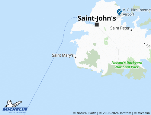 Mappa MICHELIN Saint Mary's - ViaMichelin