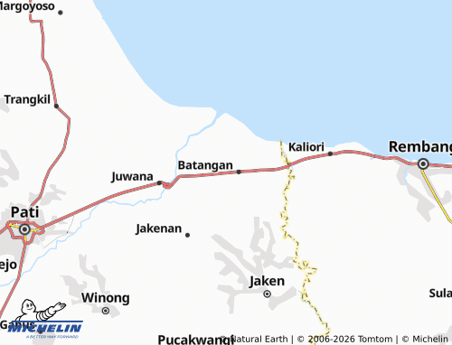 Mapa MICHELIN Ketitangwetan - ViaMichelin