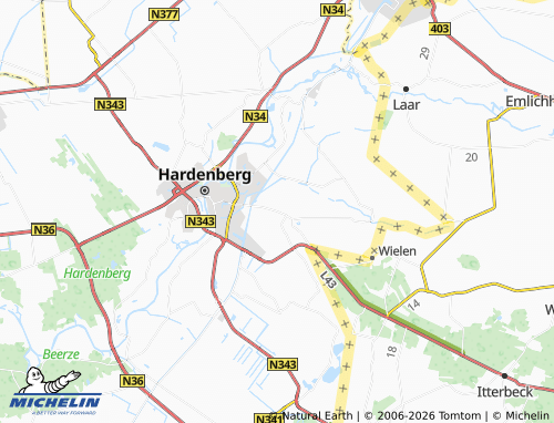 MICHELIN Hoogenweg map - ViaMichelin