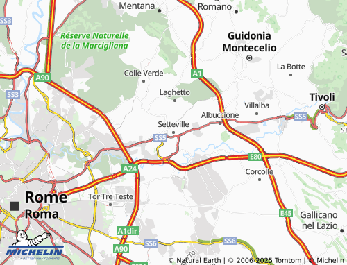 MICHELIN Setteville map - ViaMichelin