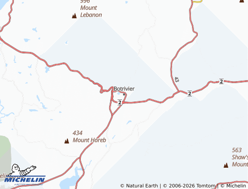 Carte MICHELIN Botrivier - ViaMichelin