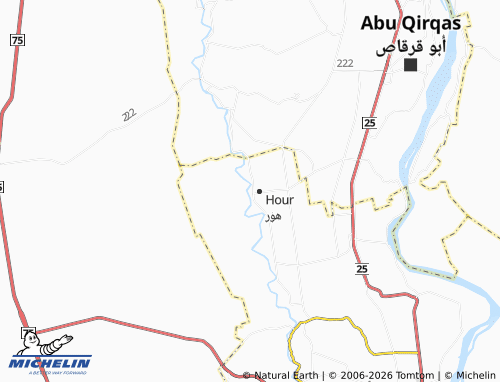 Mapa MICHELIN Qasr Hour - ViaMichelin