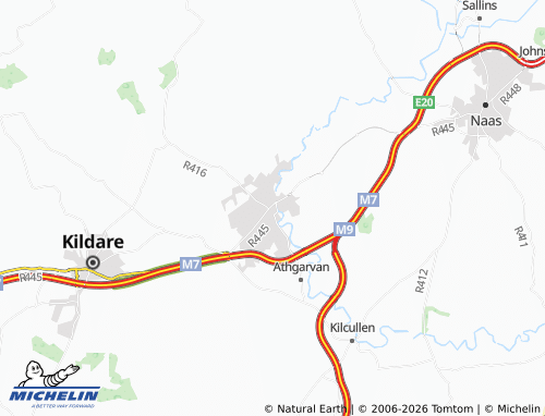 MICHELIN-Landkarte Newbridge - ViaMichelin
