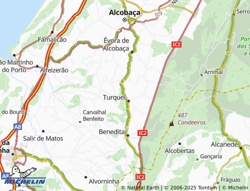 Mappa MICHELIN Cabeça Ruiva - ViaMichelin
