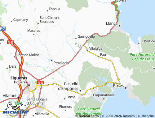 Mappa MICHELIN Marzà - ViaMichelin