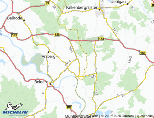 MICHELIN-Landkarte Blumberg - ViaMichelin