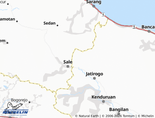 Mapa MICHELIN Wangi - ViaMichelin