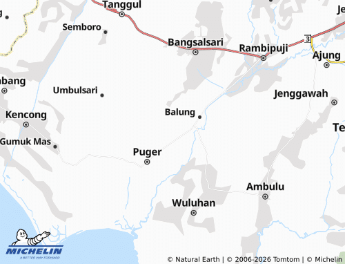Carte MICHELIN Tutul - ViaMichelin