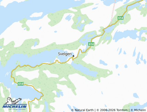 MICHELIN Svelgen map - ViaMichelin